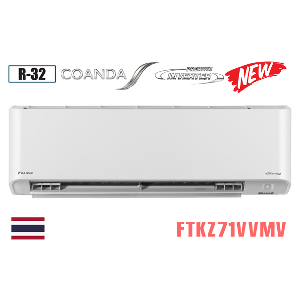 Máy lạnh Daikin 1 chiều 24000BTU inverter FTKZ71VVMV