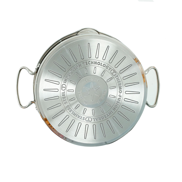 Bộ nồi quánh inox nắp kính Tefal Duetto Plus G719S674