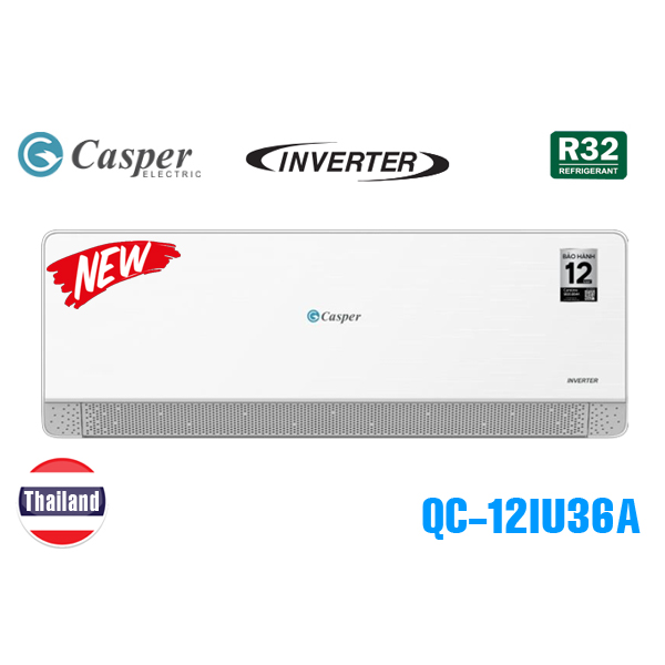 Máy lạnh Casper Inverter 1.5 HP QC-12IU36A (2025)