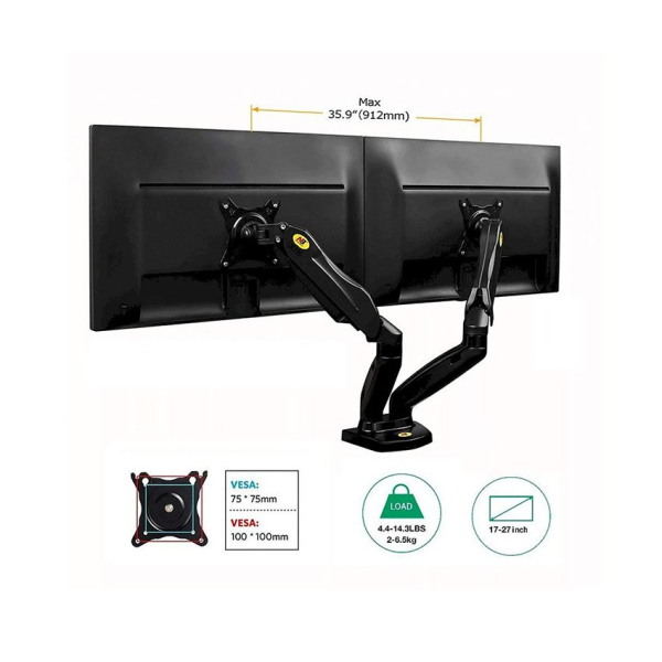 GIÁ TREO 2 MÀN HÌNH NORTH BAYOU F160 17