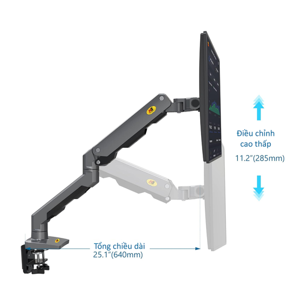 Giá treo màn hình North Bayou G60 27-45 inch