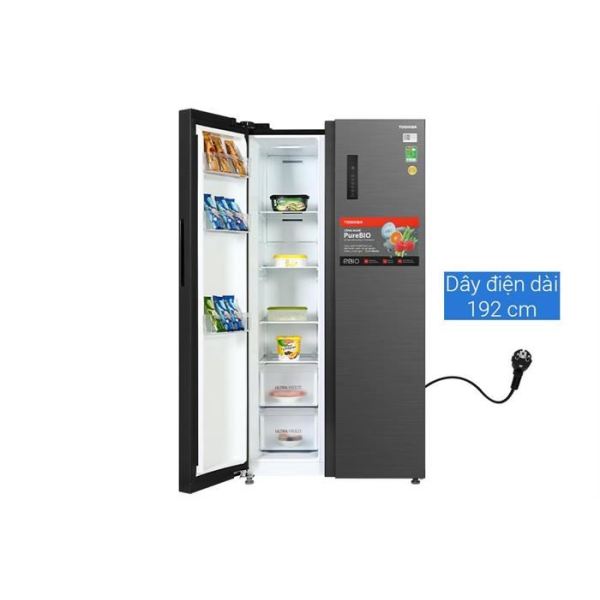 Tủ lạnh Toshiba Inverter 555 lít GR-RS696WI-PMV(60)-AG
