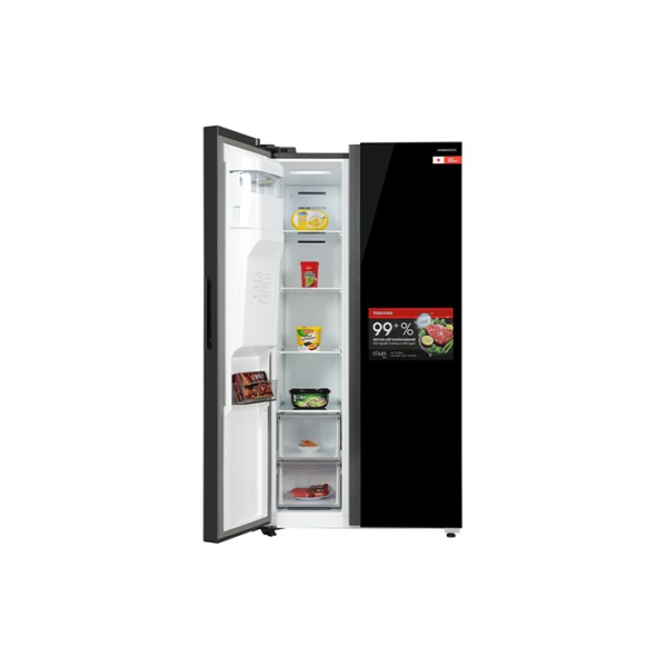 Tủ lạnh Toshiba Inverter 568 lít Side By Side GR-RS755WIA-PGV(22)-XK