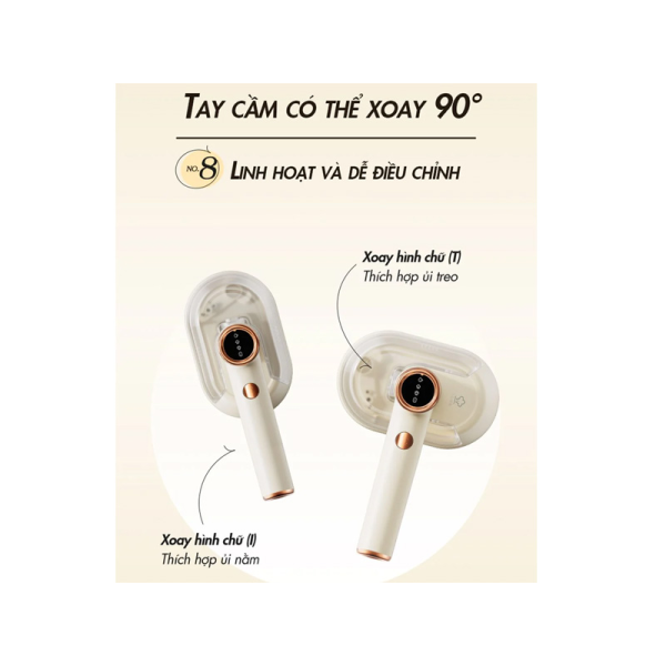 Bàn ủi hơi nước cầm tay Bear GTJ-A12Z2 Trắng Ngà