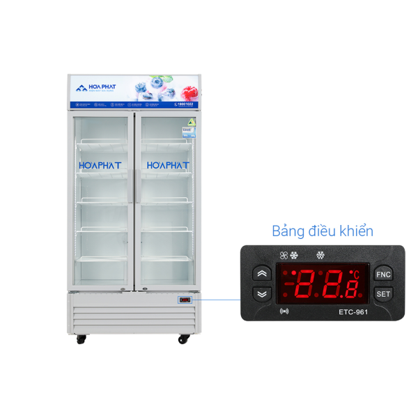 Tủ mát Hòa Phát 812 lít HSR D6812