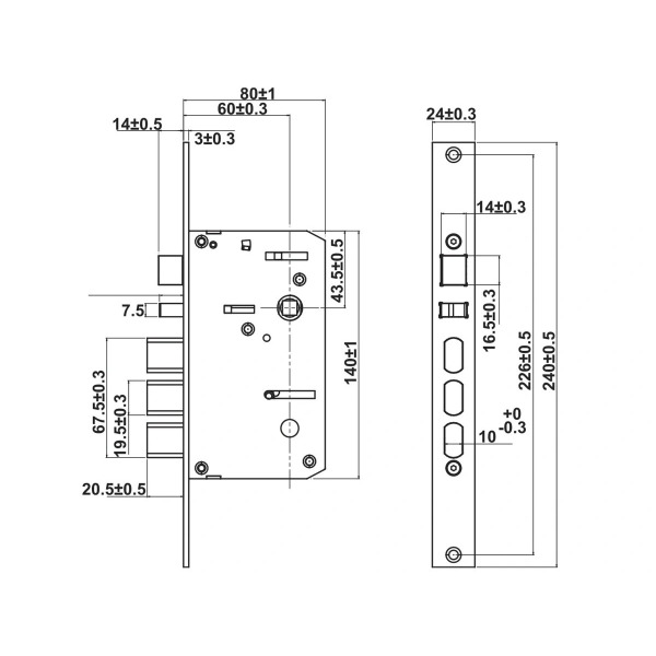 Khóa điện tử Hafele Zenith ML2501W 499.21.225