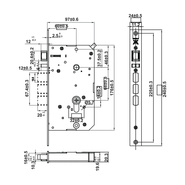Khóa Điện Tử Infinity Hafele PP2502W 499.21.223