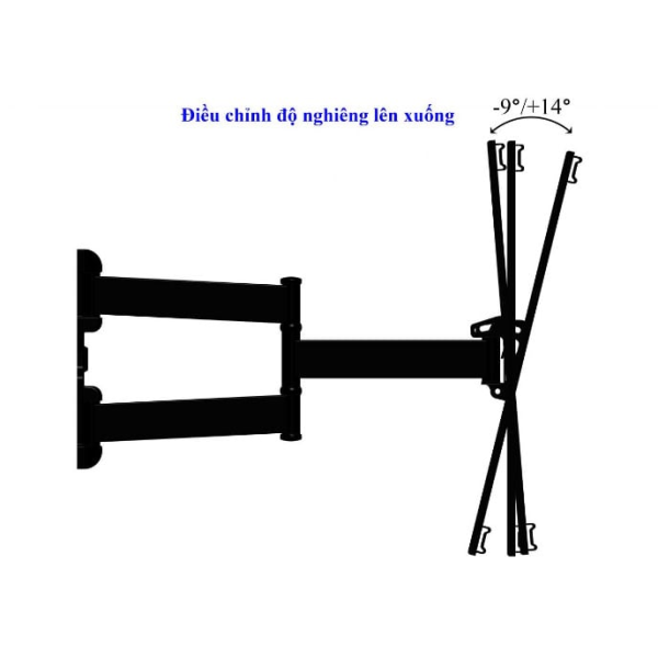 Giá treo tivi góc xoay đa năng X1T399 (32 - 55 inch)
