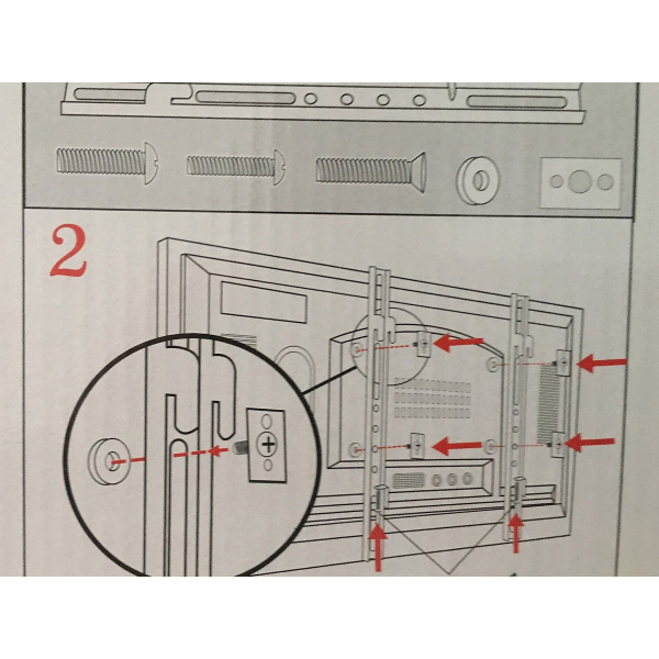  Khung treo tivi nghiêng mâm áp tường M43N (19 inch - 43 inch)