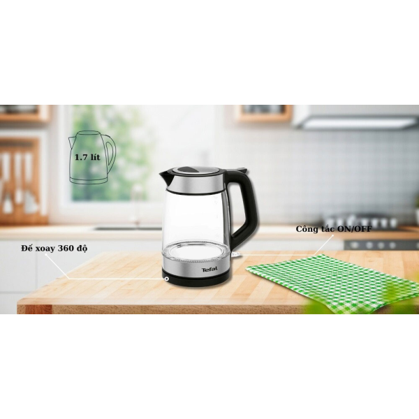 Bình đun siêu tốc 1.7 lít Tefal KI605830