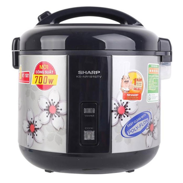 Nồi cơm điện nắp gài Sharp KS-NR181STV SS