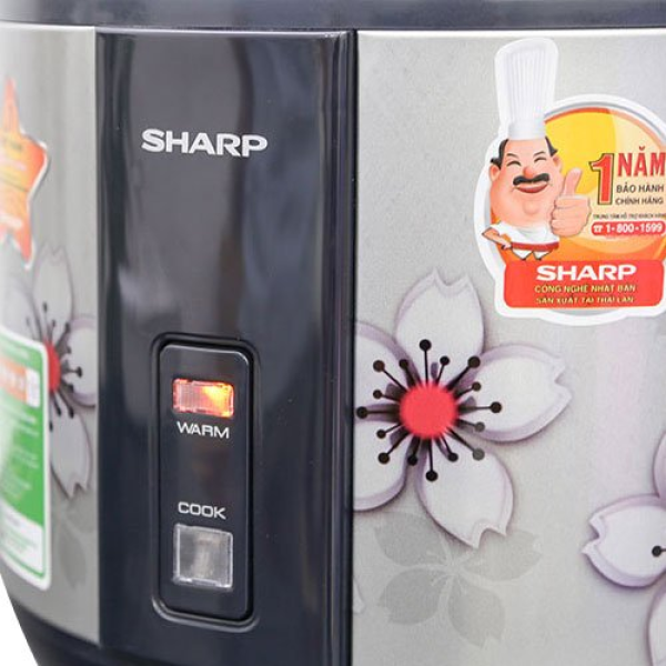 Nồi cơm điện nắp gài Sharp KS-NR181STV SS