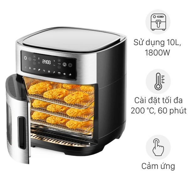 Lò chiên không dầu 12 lít Kangaroo KG12AF1A