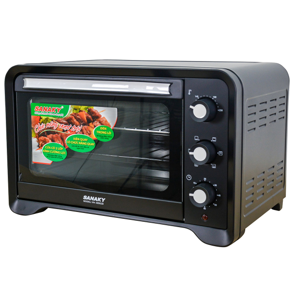 Lò nướng Sanaky VH-309S2D 30 lít - Màu đen
