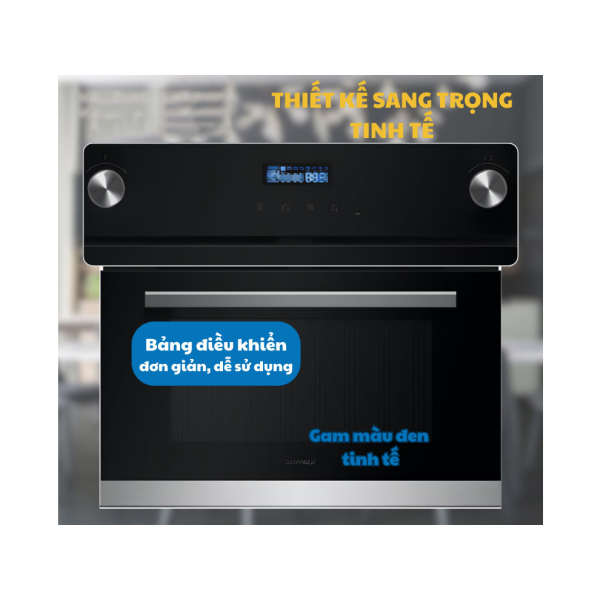 Lò nướng tích hợp lò vi sóng âm tủ GrandX GX38MW6