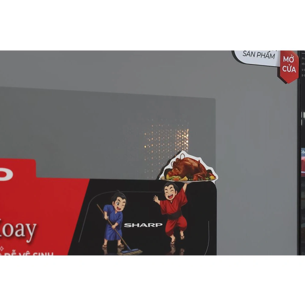 Lò vi sóng có nướng Sharp R-G2545FBC-BK 25 lít
