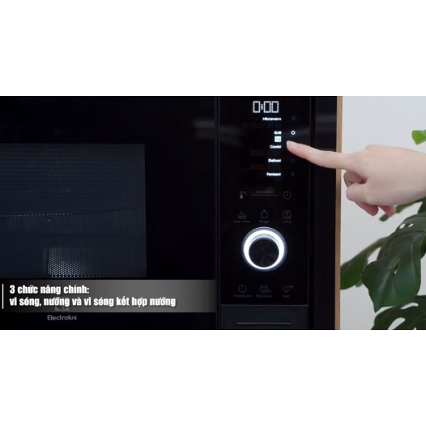 Lò vi sóng kết hợp nướng Electrolux EMSB30XCF 30 lít