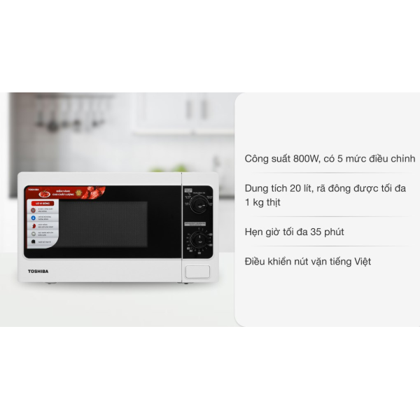 LÒ VI SÓNG TOSHIBA ER-SM20(W1)VN