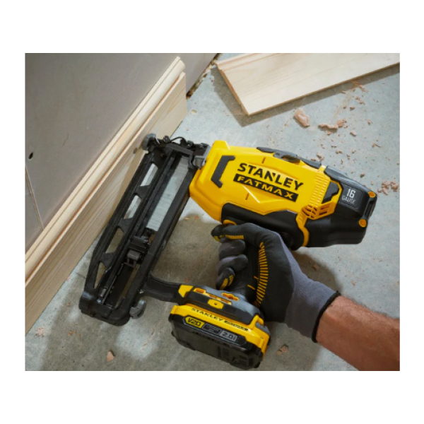 Máy bắn đinh dùng pin 20V Fatmax Stanley SCN616D2K-B1 (2 pin 2AH + sạc)