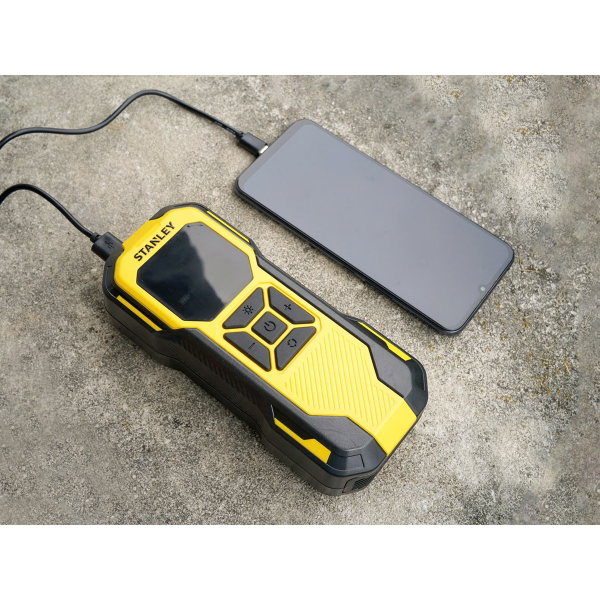 Máy bơm hơi dùng pin Stanley SXIF0101 (có đèn led, sạc dự phòng)