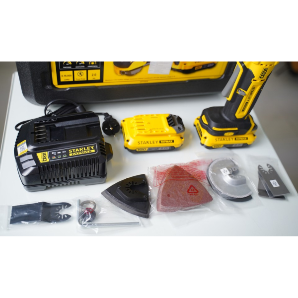 Máy cắt rung cầm tay dùng pin 20V Max Stanley SBT510D2K-KR (2 pin 2.0AH + sạc)