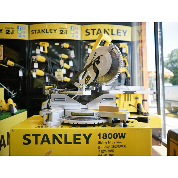 Máy cưa đa góc trượt 1.800W Stanley SM18-B1