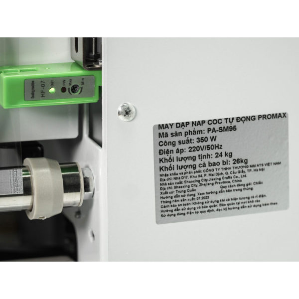 Máy dập nắp cốc Promax SM95
