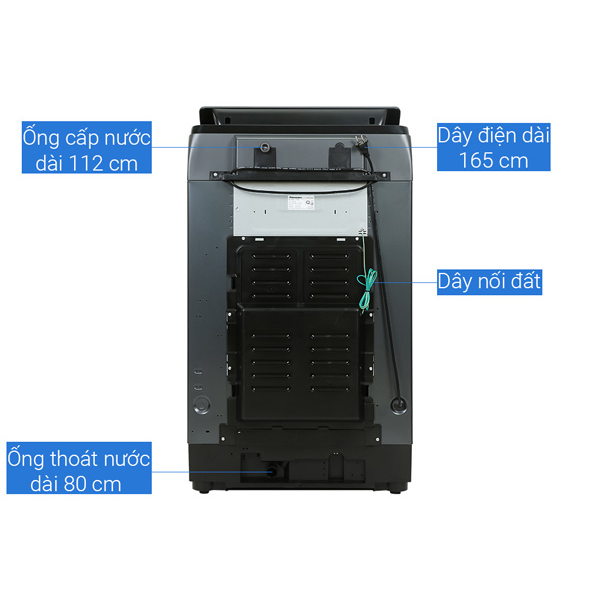 Máy giặt lồng đứng Panasonic Inverter 16 kg NA-FD16V1BRV