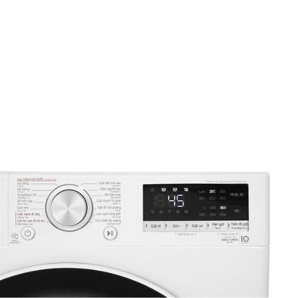 Máy giặt lồng ngang LG AI DD Inverter 10kg FV1410S4W1