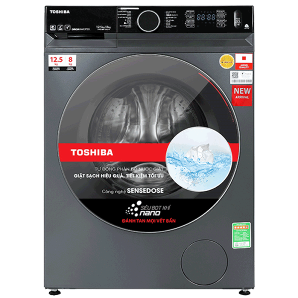 Máy giặt sấy Toshiba | TWD-BM135GF4V(MG) 12.5 kg