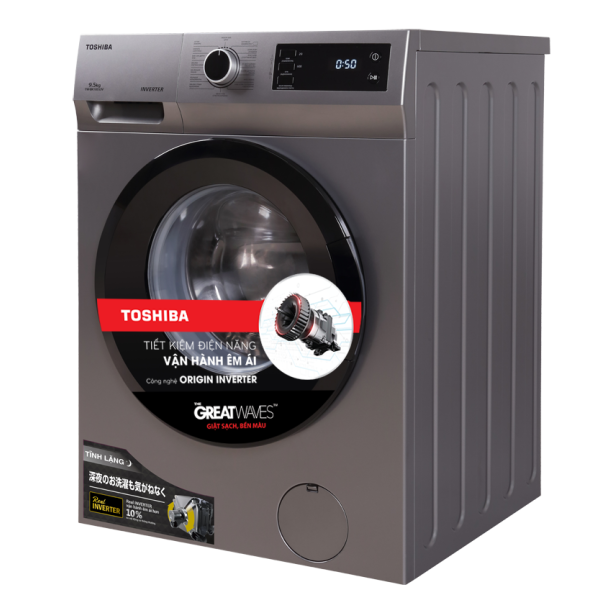 Máy giặt lồng ngang Toshiba Inverter 8.5Kg TW-BK95S3V(SK)