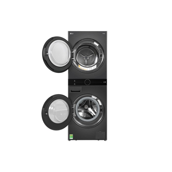 Tháp máy giặt cao cấp LG WashTower 14Kg + sấy 10Kg WT1410NHB