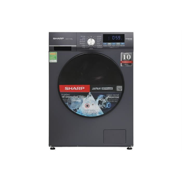  Máy giặt Sharp Inverter 11kg ES-FM110CB-SB