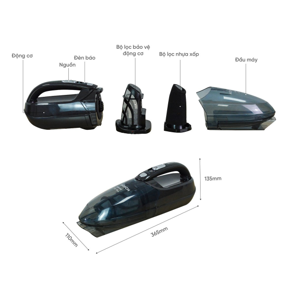 Máy hút bụi cầm tay Bosch BHN16L