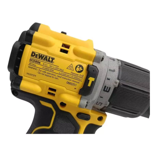 Máy khoan động lực dùng pin 20V Dewalt DCD806N-B1 - Chưa pin và sạc