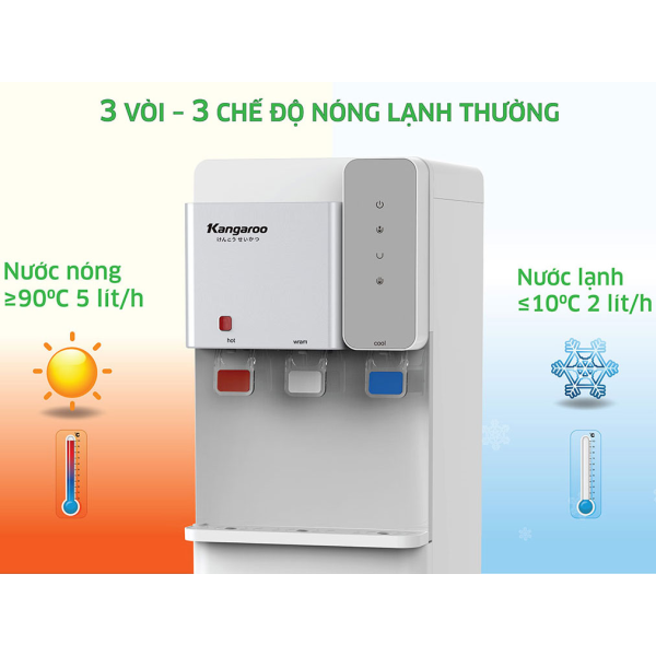Máy làm nóng lạnh nước uống Kangaroo KG63A3