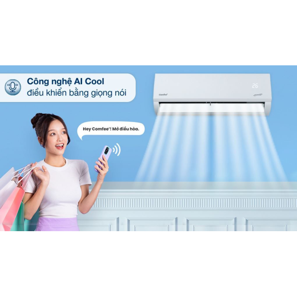 Máy lạnh Comfee Inverter 1 HP CFS-10VGX Mới 2026