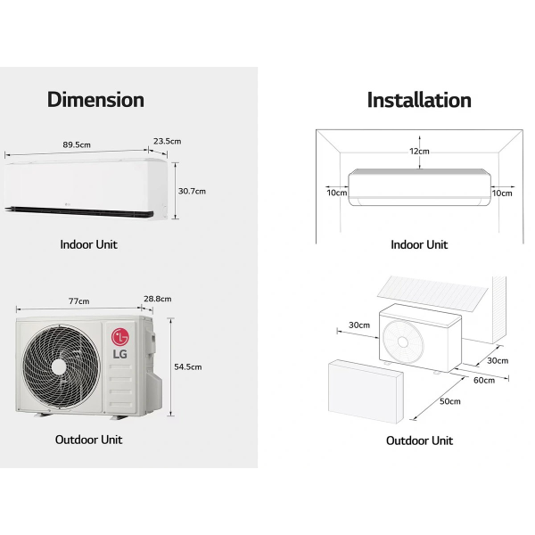 Máy lạnh LG Inverter 1HP IDC09M1