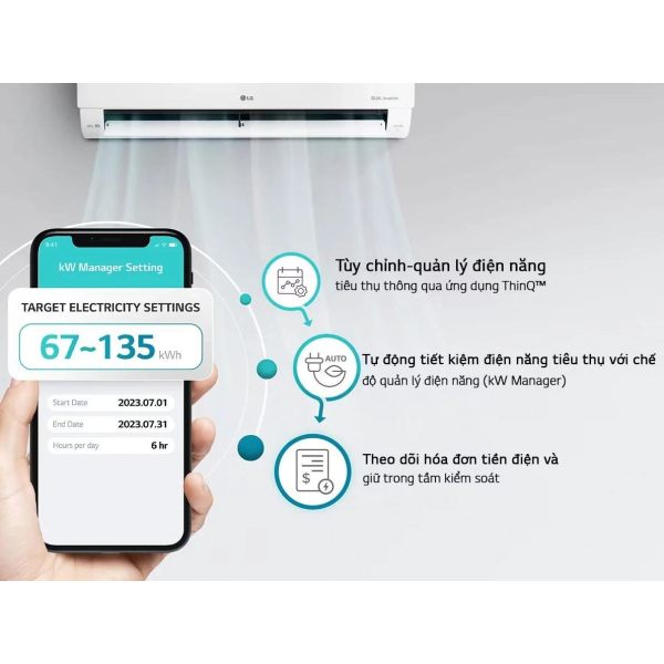 Máy lạnh LG Inverter 1HP IEC09G2 Mới 2026