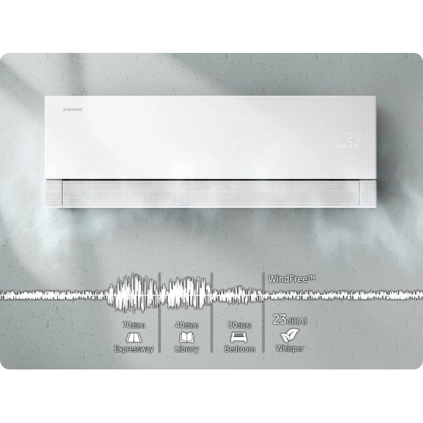 Máy lạnh Samsung inverter WindFree AI 2HP AR70H18D1BWNSV