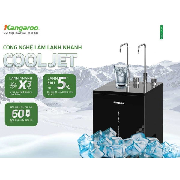 Máy lọc nước Kangaroo Hydrogen nóng lạnh 12 lõi KG12S19H3