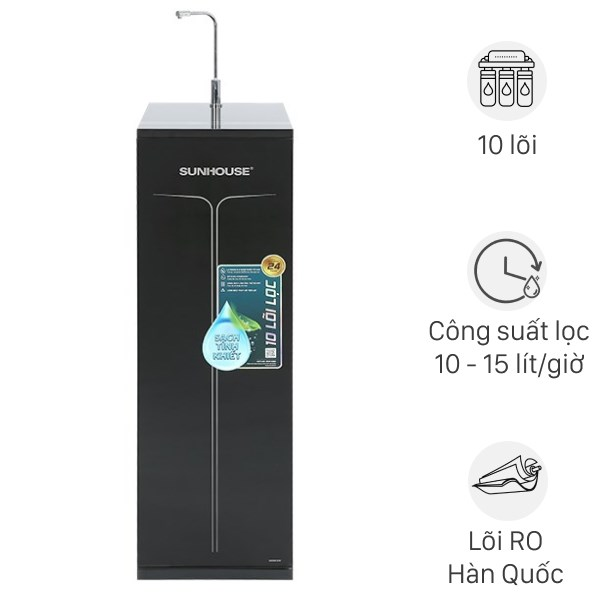 Máy lọc nước R.O 10 lõi SUNHOUSE SHA88113K