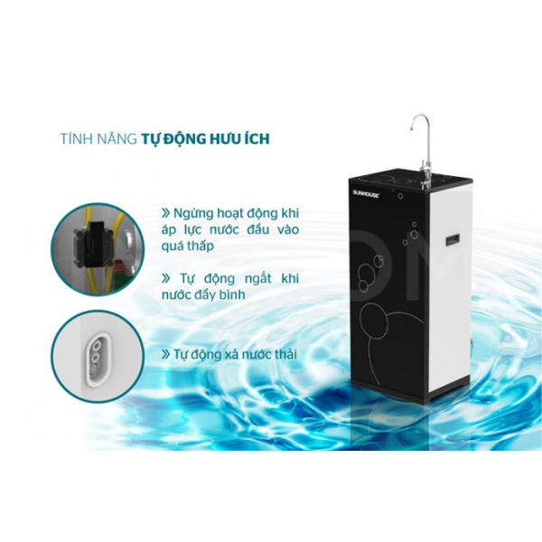 Máy lọc nước R.O 9 lõi SUNHOUSE SHA8839K