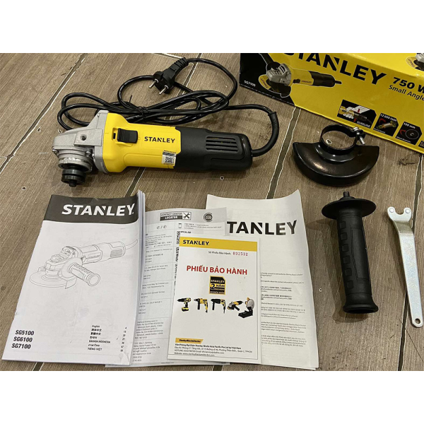 Máy mài góc 750W Stanley SG7100