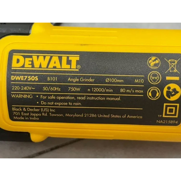 Máy mài góc 750W Dewalt DWE750S 100mm