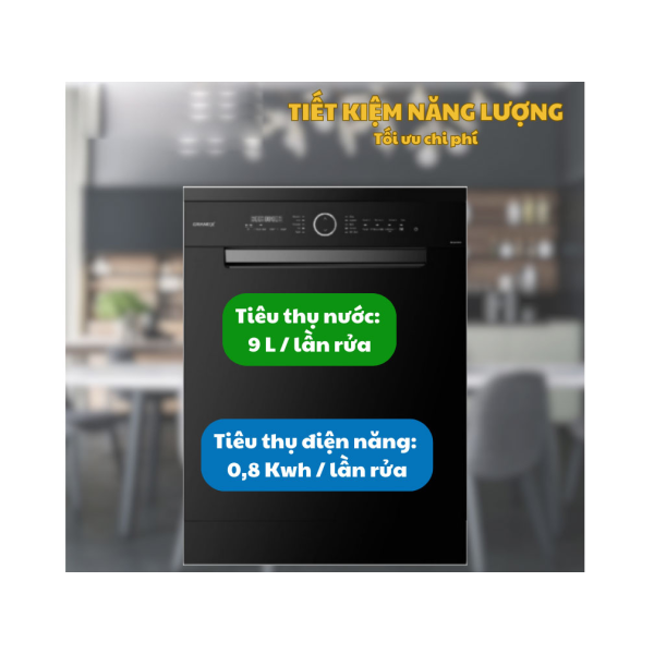 Máy rửa bát GrandX SMS8GX89B