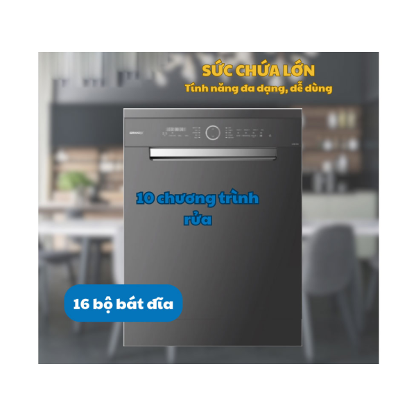 Máy rửa bát GrandX SMS8GX89G
