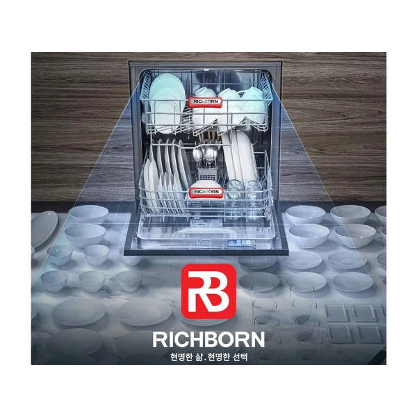 Máy rửa bát Richborn RBDG6064MQ (12 bộ - sấy chuyên biệt)