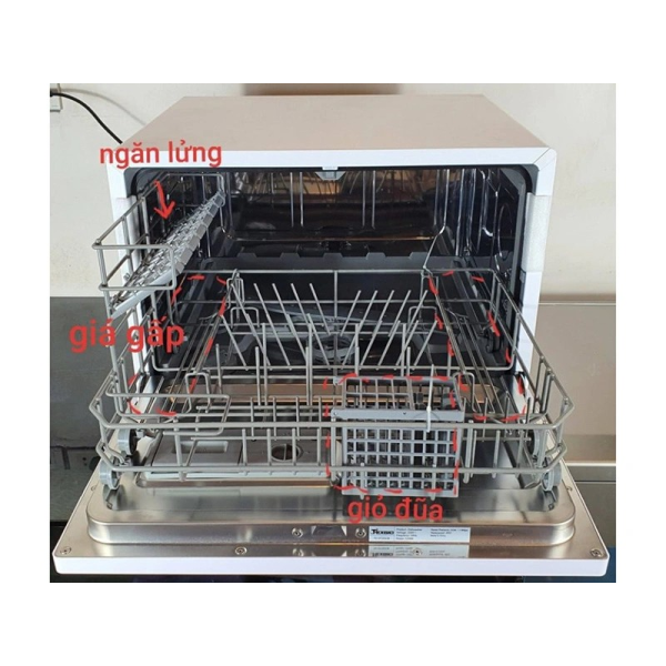 Máy rửa bát Texgio TG-DT2022B 6 bộ - tự mồi nước