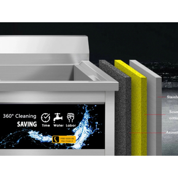 Máy rửa chén bát công nghiệp UltraSonic Texgio Classic TGU-2400SD - 400 chiếc